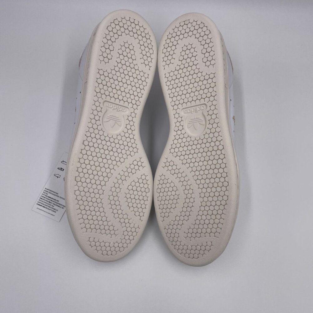 adidas Stan Smith White / Pink Womens Shoes - Picture 6 of 8